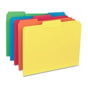 DAVENPORT File Folder; Interior; Ltr; .33 in. Cut; Blue, 100PK DA528957